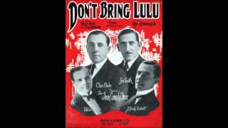 Jan Garber Orchestra  Dont Bring Lulu 1925 [upl. by Gay]