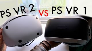 PlayStation VR 2 Vs PlayStation VR 1 Comparison Review [upl. by Aer]