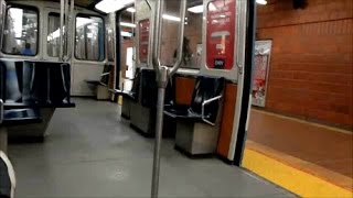 MONTREAL METRO RIDE COTE DES NEIGES TO JEAN TALON STATION [upl. by Aicelav706]