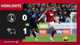 Highlights Charlton 0 Derby County 1 February 2024 [upl. by Darej]