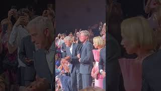 George Clooney amp Brad Pitt Boogie to ‘Smooth Operator’ at ‘Wolfs’ Venice Premiere [upl. by Leibrag]