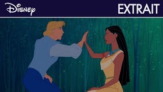 Pocahontas une légende indienne  Extrait  Pocahontas rencontre John Smith  Disney [upl. by Nnayllek]