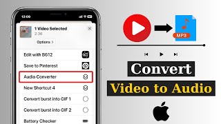 How To Convert Video to Audio on iPhone mp4 to mp3  Video to MP3 Converter on iOS 18 [upl. by Euqinor567]