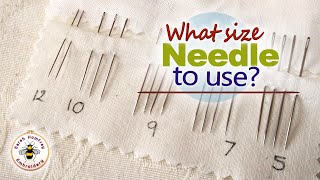 Are you using the right sized needle I show you how to pick the right one [upl. by Gorrian]