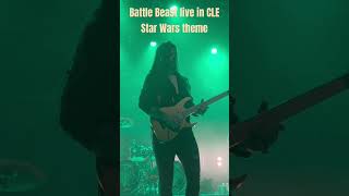 Battle Beast  Star Wars Theme Guitar Solo live in Cleveland [upl. by Sherrard]