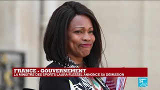 Laura Flessel ministre des Sports annonce sa démission du gouvernement Macron [upl. by Eixam]