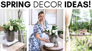 SPRING DECORATING IDEAS  BUDGETFRIENDLY DECOR TIPS  DECORATING FOR SPRING [upl. by Broadbent]