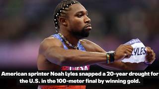 NOAH LYLES IS THE FASTEST MAN ALIVE 🔥 Check out the numbers behind the win 🥇 [upl. by Isabella]