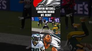 Quinyon Mitchell ROOKIE NFL Debut quotSHOCKSquot Green Bay Packers [upl. by Tom]