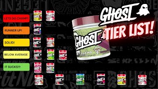 The Greatest GHOST PREWORKOUT Tier List EVER Made [upl. by Alessandra999]