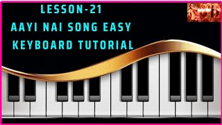 Aayi Nai  Stree 2  Full Keyboard Tutorial in Hindi  StepbyStep Piano Notes  SachinJigar SBMS [upl. by Unders441]