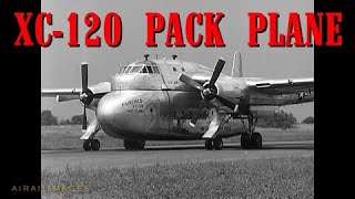 Fairchild XC120 Pack Plane First Flight [upl. by Nnahoj641]