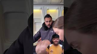 First Time Travel in Plane✈️🤣shorts viralshots [upl. by Omsare]