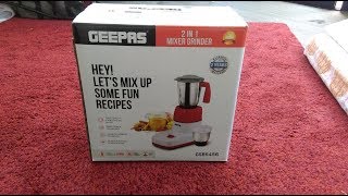 Geepas Mixer Grinder  Unboxing Not Sponsored Video [upl. by Eentirb]