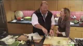 MARIO BATALI Cooks from The Italian Grill [upl. by Lahsiv]