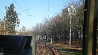 TramStraßenbahn Karlsruhe Linie 1 Oberreut  Durlach Streckenmitfahrt Teil 13 [upl. by Thorpe]