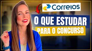 O QUE ESTUDAR PARA O CONCURSO DOS CORREIOS 2024  AGENTE DOS CORREIOS  ANALISTA  PRÉ EDITAL [upl. by Nidnerb]