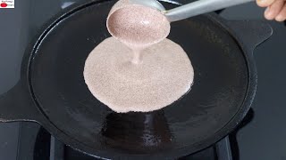 Ragi Flour Liquid Dough Paratha Recipe  Liquid Dough Paratha Trial  Skinny Recipes [upl. by Enilesoj471]