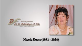 Nicole Ruest 1951  2024 [upl. by Gader]