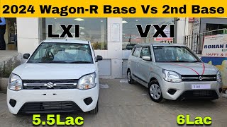 Wagon r Ixi vs vxi 2024 new model  46000 में इतने सारे Features  The AutoWorld [upl. by Lal]