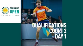 ABN AMRO Open 2024  Qualifying Court 2  Day 1 [upl. by Ringsmuth]