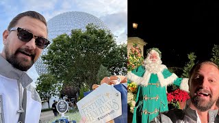 EPCOT Festival Of The Holidays At Disney World  Trying Festive Foods Crowd Levels amp More [upl. by Zebadiah534]