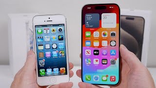 iPhone 15 Pro Beaten By iPhone 5 In A Speed Test [upl. by Wilkinson]