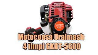 Motocoasă 4 timpi Uralmash GKBT5600 prezentare și montaj [upl. by Kuehnel61]