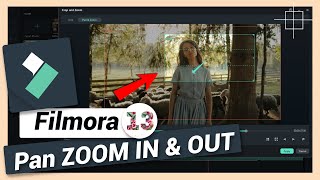 Pan Zoom in and Zoom Out Effect  Filmora 12 amp 13 Tutorial [upl. by Notlehs]