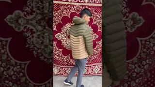 🔥Khaki mehdi colour combination jacketyoungnasterji786 shorts fashion trending pufferjacket [upl. by Scotney]