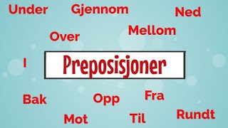 Learn Norwegian Prepositions  Учим норвежский  Вивчаємо норвезьку  Lær norsk [upl. by Suertemed277]