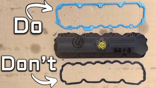 How To Replace Leaking Valve Cover Gasket [upl. by Corsiglia]