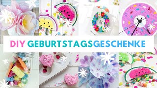 10 kreative Ideen für DIY Geburtstagsgeschenke [upl. by Aitekram]