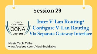 CCNA 200301  VLan Lesson 5 Bangla  How to Configure Inter VLAN Routing  VLan Routing [upl. by Nostets]