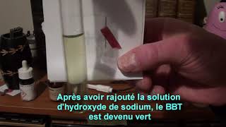 Réaction entre lacide chlorhydrique et une solution de soude niveau 3ème [upl. by Nnaeirrac]