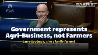 The Irish Government represents Agribusiness NOT Farmers  250424 Paul Murphy TD [upl. by Morris583]