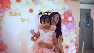 Golpos First Birthday Full Video  Bridal Frame Photography [upl. by Narahs]