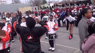 Greensboro Christmas Parade 2013Drumline Footage [upl. by Micheal]