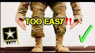 HOW TO TIE YOUR MILITARY BOOTS  2020 [upl. by Martineau252]