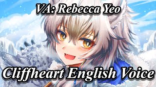 Arknights Cliffheart English Dub Voice Lines [upl. by Amalia]