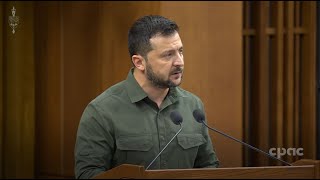 Volodymyr Zelenskyy addresses Canadian Parliament English interpretation – September 22 2023 [upl. by Yehus]