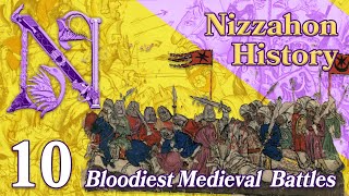 The 10 BLOODIEST Medieval Battles [upl. by Ativel652]