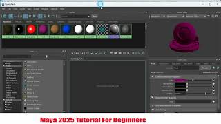 How to Delete a Material in Maya 2025 [upl. by Dorej592]