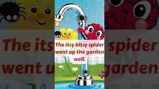 Itsy Bitsy Spider New Version │Nursery Rhyme Sing a long with Lyrics │Sing and Shine Tunes short [upl. by Medea]