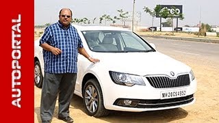 New Skoda Superb Review Test Drive  AutoPortal [upl. by Nayb387]