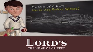 The Laws of Cricket  LBW  Leg Before Wicket  Hindi Version [upl. by Laekim]