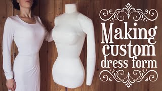 Making a dress form EXACTLY for your measurements [upl. by Irtak]