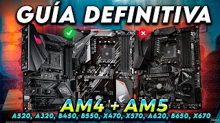 ✅Cómo ELEGIR la MEJOR PLACA BASE para AMD RYZEN 🔎GUÍA de MOTHERBOARD AM4 y AM5 [upl. by Fabiolas]