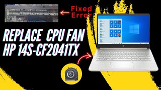 HowTo Replace HP 14scf2041TX Laptop Fan With Ease [upl. by Alleunam]