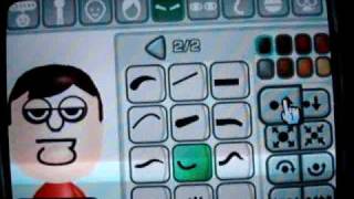 Wii how to make a Peter Griffin mii [upl. by Reede]